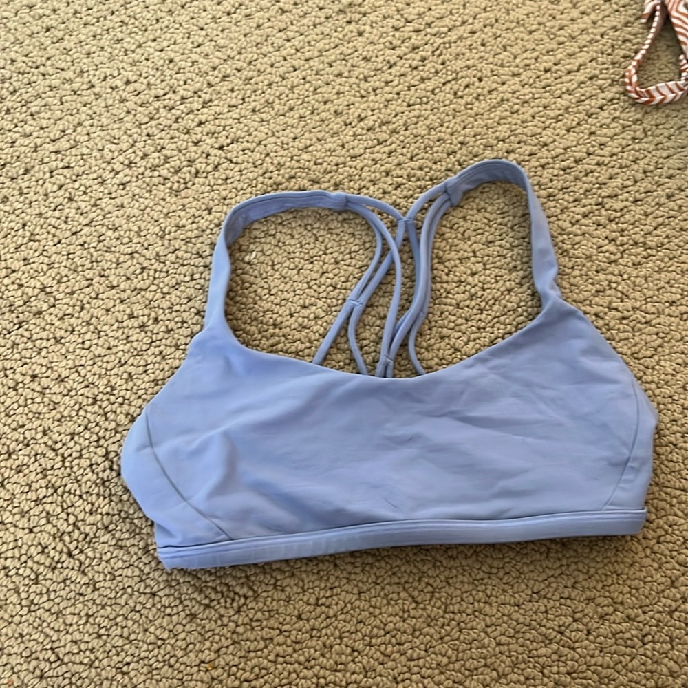 Purple Lululemon sports bra